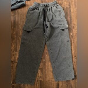 Men's Charcoal Cargo Pants